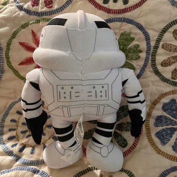 Collectible Vintage 2005 Hasbro Red M&M Storm Trooper Decor Plush - Picture 2 of 4